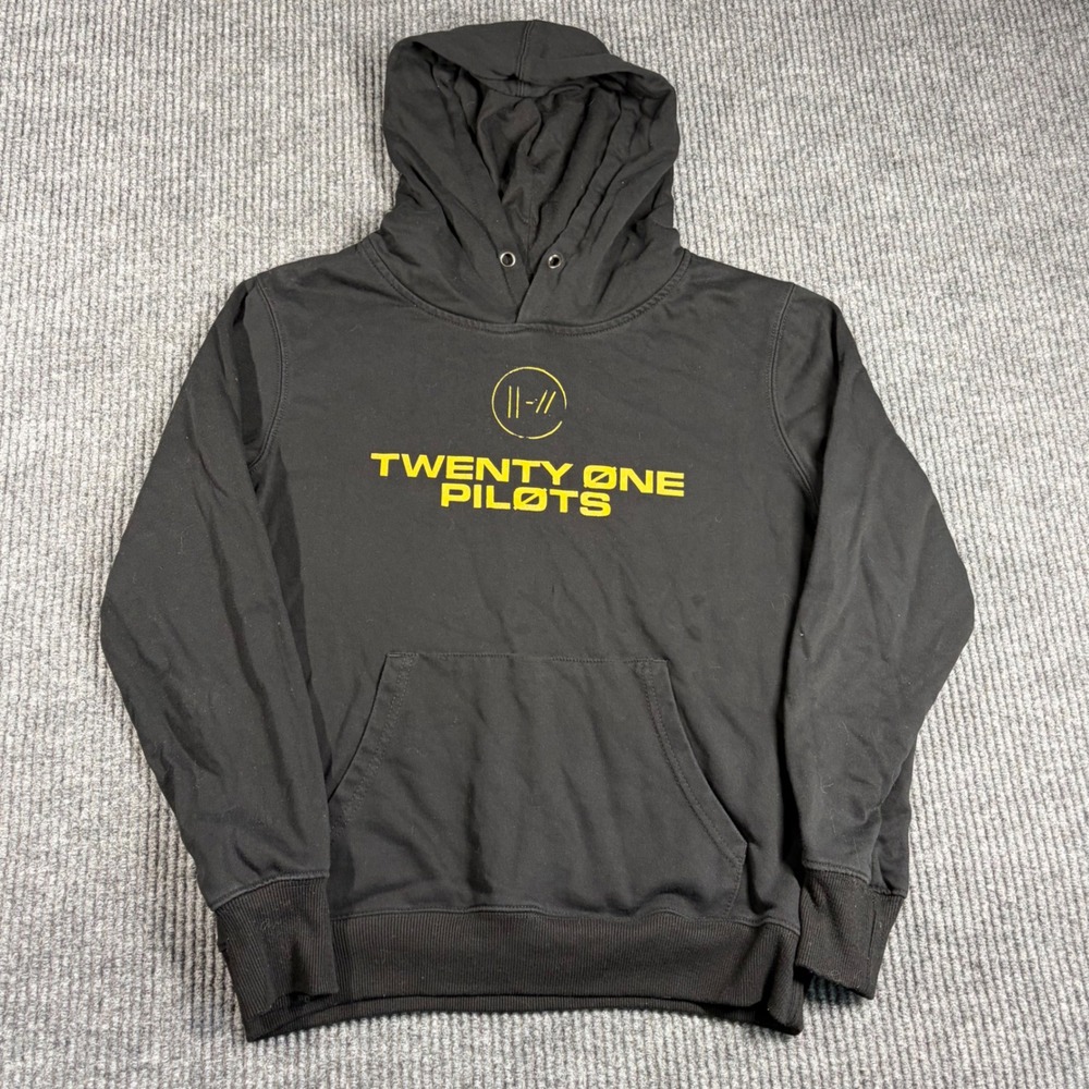 Twenty One Pilots Hoodie Mens S Black Pullover Sweatshirt Band Merch